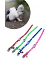 ieg™  Çıngıraklı Zilli Sevimli Renkli Slikon Kedi Köpek Boyun Tasması