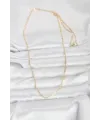 CM 14K Gold Renk Burgu Model 60 cm Kadın Kolye TJ-BKO10950