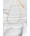 CM 14K Gold Renk Kuşgözü Zincir Model 60 cm Kadın Kolye TJ-BKO10962