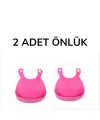 Çocuk Bebek Mama Önlüğü Dökülme Engelleyici Bükülebilir Pembe