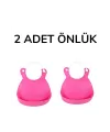 Çocuk Bebek Mama Önlüğü Dökülme Engelleyici Bükülebilir Pembe