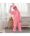 Çocuk Tavşan Kostümü Pembe Renk 4-5 Yaş