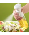 Çok Amaçlı Cam Şişe Püskürtmeli Dağıtıcı Yağdanlık Limonluk Sirke Sosluk Spreyi Beyaz