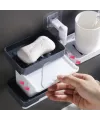 Çoklu Sabun Tutucu Fonksiyonel Banyo Sabunluk