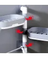 Çoklu Sabun Tutucu Fonksiyonel Banyo Sabunluk