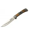 ieg™ Columbia A3159-D Kahverengi Kamp Çakı 23,5cm- Ahşap Sap, Kaplan İşlemeli, Kemerlikli