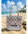 ieg™ Crocs Stil Jibbitzli Kadın Plaj Çantası