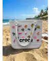 ieg™ Crocs Stil Jibbitzli Kadın Plaj Çantası