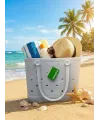 ieg™ Crocs Stil Jibbitzli Kadın Plaj Çantası