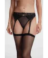 Dantelli Jartiyer String ve Çorap 3lü Takım