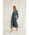 Dantelli ve Kuşaklı Sabahlık