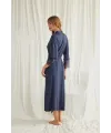 Dantelli ve Kuşaklı Sabahlık
