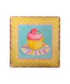 Decotown Duvar Panosu 40*40 Cup Cake Muffin Motifli Duvar Süsü