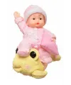 Decotown Hediyelik Sevimli Pembe Bebek Biblo Polyester Süs Eşyası