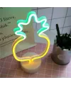 Dekoratif Ananaslı Neon Led Masa Ve Gece Lambası Hediyelik Lamba