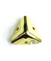 Dekoratif, Kutu, Sandık Köşesi - 35x22 mm, Küçük, Sarı, 100 Adet