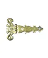 ieg™ Dekoratif, Sac Tek Kuyruklu Menteşe - 40x68 mm, Küçük, Sarı, 1 Adet
