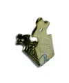 Dekoratif Sandık, Kutu Kenarı, 11x32mm, Sarı, 100 Adet