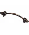 ieg™ Dekoratif Zamak Yaprak Kulp - 96mm, Eskitme, 100 Adet