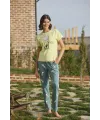Desenli ve Baskılı Yoga Sport Pijama Takımı