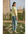 Desenli ve Baskılı Yoga Sport Pijama Takımı
