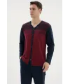 ieg™  Dm-26104 V Yaka Boydan Düğmeli Pijama Takımı
