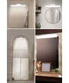 Dokunmatik USB İle Şarj Olabilen 27 cm Led Aydınlatma Makyaj Aynası Işığı