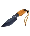 ieg™ DPX Gear Assault 0238TRN Kamp Bıçağı 22,5 cm - Turuncu, Metal; İpli Sap