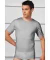 Erkek Pamuklu Kısa Kol Geniş Yaka Klasik Fanila T-Shirt