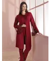 ieg™ Espuar 757 Penye 3lü Sabahlık Pijama Takımı