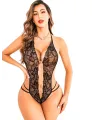 Fantezi Siyah Dantelli Zincirli Seksi  Babydoll IEG9251