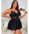 ieg™ For Dreams 8487 Bayan Battal Fantazi Elbise Gecelik