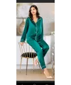ieg™ Freshness 2045 Saten Gömlek Yaka Patlı Pijama Takımı