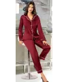 ieg™ Freshness 2045 Saten Gömlek Yaka Patlı Pijama Takımı