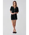 ieg™ Freshness 324 Kadın 4Lü Sabahlıklı Şorlu Pijama Takımı