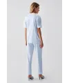 ieg™ Freshness 324 Kadın 4Lü Sabahlıklı Şorlu Pijama Takımı