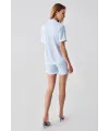 ieg™ Freshness 324 Kadın 4Lü Sabahlıklı Şorlu Pijama Takımı