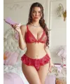 ieg™ Freshness 7061 Kalpli Transparan Sütyen Takım