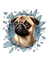 Fulcar French Bulldog Araç Stickerı