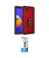 ieg™ Galaxy A01 Core Kılıf Ahenk Klasik Koleksiyonu - Siyah 5D Eko Cam Ekran Koruyucu