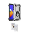 ieg™ Galaxy A01 Core Kılıf Ahenk Klasik Koleksiyonu - Siyah Seramik Nano Ekran Koruyucu