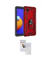 ieg™ Galaxy A01 Core Kılıf Ahenk Klasik Koleksiyonu - Siyah Seramik Nano Ekran Koruyucu