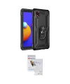 ieg™ Galaxy A01 Core Kılıf Ahenk Klasik Koleksiyonu - Siyah Seramik Nano Ekran Koruyucu