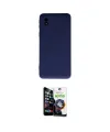 ieg™ Galaxy A01 Core Kılıf Ahenk Serisi - Şeffaf Temperli Cam Ekran Koruyucu
