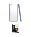 ieg™ Galaxy A01 Core Kılıf Atlas Asil Serisi - Şeffaf Temperli Cam Ekran Koruyucu