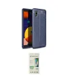ieg™ Galaxy A01 Core Kılıf Doruk Klasik Özel Seri - Siyah 20D Premium Cam Ekran Koruyucu