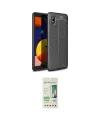 ieg™ Galaxy A01 Core Kılıf Doruk Klasik Özel Seri - Siyah 20D Premium Cam Ekran Koruyucu