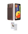 ieg™ Galaxy A01 Core Kılıf Eksen Form Prime - Siyah Seramik Nano Ekran Koruyucu