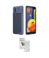 ieg™ Galaxy A01 Core Kılıf Eksen Form Prime - Siyah Seramik Nano Ekran Koruyucu