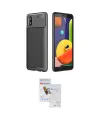 ieg™ Galaxy A01 Core Kılıf Eksen Form Prime - Siyah Seramik Nano Ekran Koruyucu